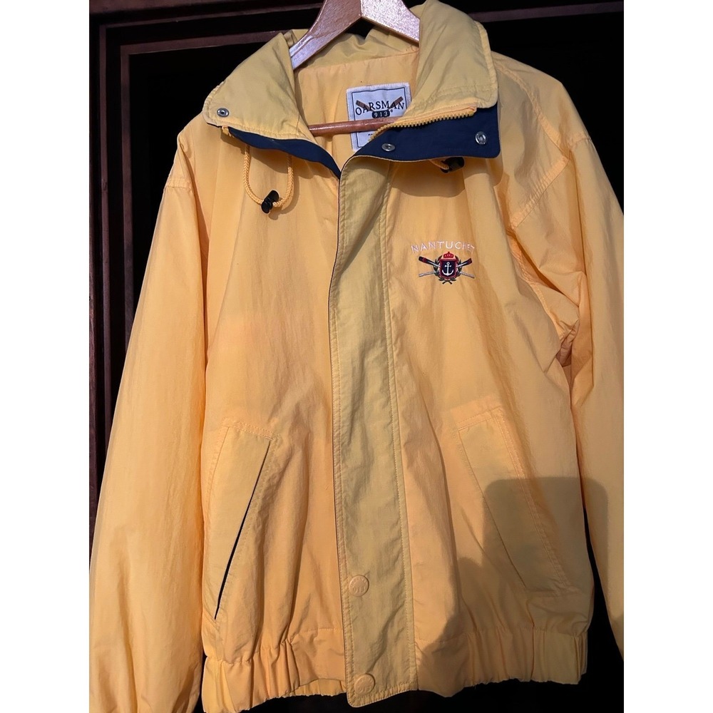 Oarsman NASA Rain‎ Jacket Mens Small Nantucket